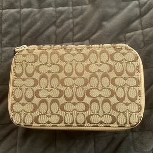 Classic Coach Monogram Travel Jewelry Organizer